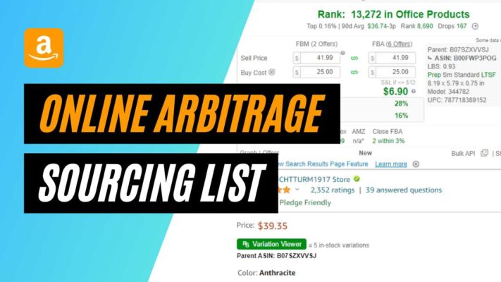 online arbitrage sourcing list fbacity
