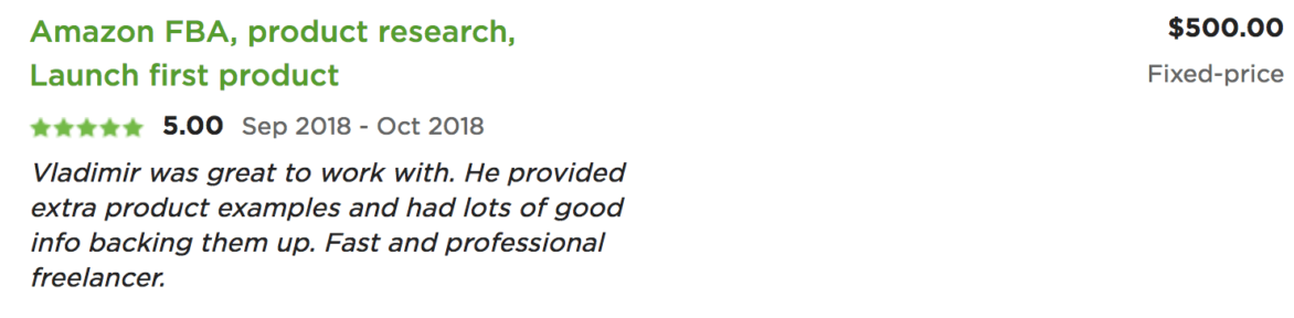 amazon private label product research testimonial
